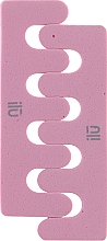 Роздільники для педикюру, рожеві - Ilu Toe Separator Pink — фото N1