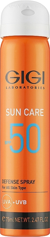 Спрей сонцезахисний з SPF 50 - Gigi Sun Care Defense Spray SPF 50 — фото N1
