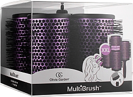Парфумерія, косметика Набір брашингів для укладання волосся 66 мм зі знімною ручкою - Olivia Garden Multibrush One Size Kit XXL