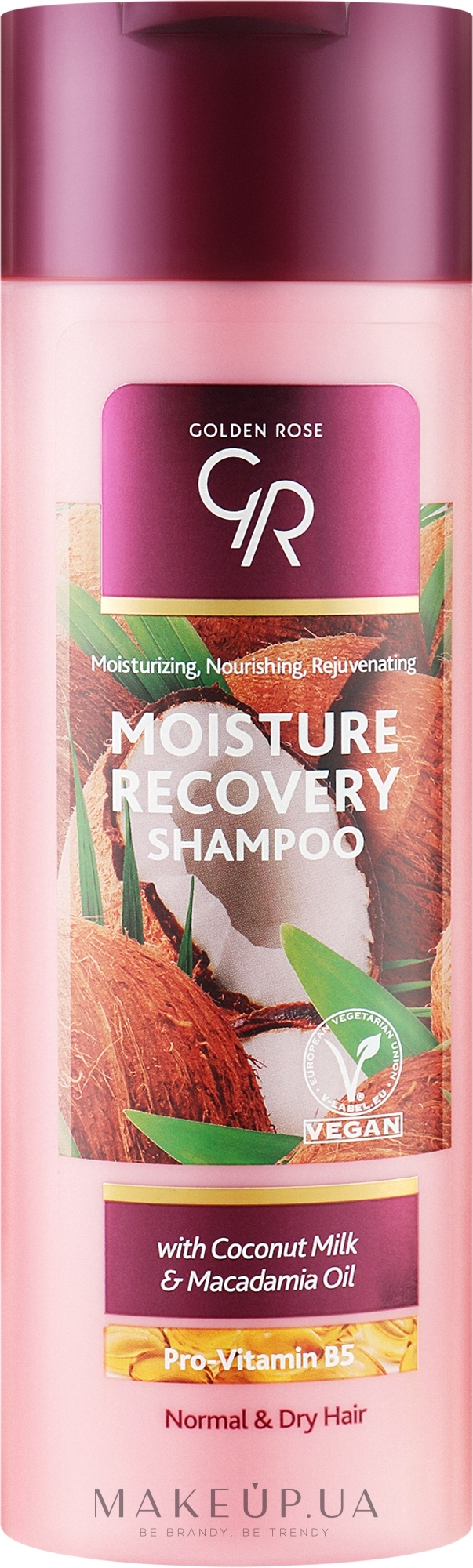 Шампунь для нормальных и сухих волос - Golden Rose Moisture Recovery Shampoo — фото 430ml