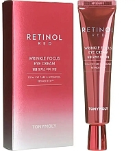 Крем для зоны вокруг глаз - Tony Moly Red Retinol Wrinkle Focus Eye Cream — фото N1