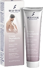 Парфумерія, косметика Чоловічий крем для видалення волосся з тіла - Waysilk Men’s Hair Removal Cream