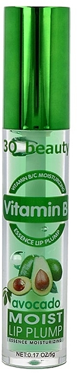 Блеск для губ "Авокадо" - 3Q Beauty Vitamin B Moist Lip Plump Avocado — фото N1