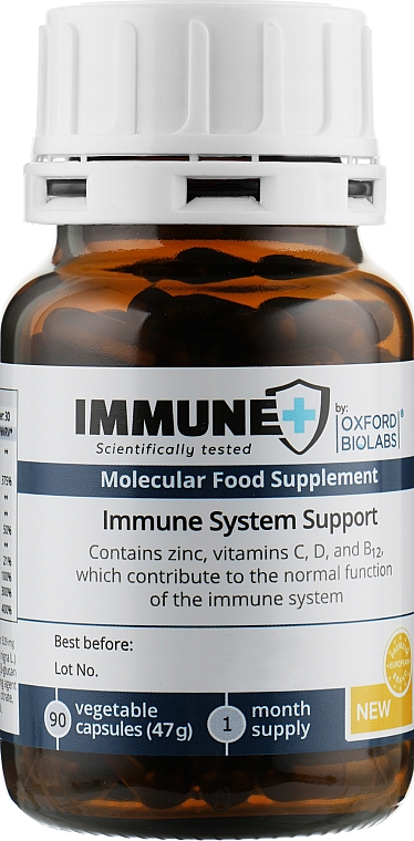 Молекулярная добавка для иммунитета - Oxford Biolabs Immune+ Molecular System Support — фото N1