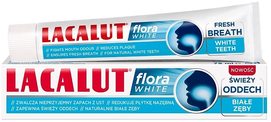 Зубная паста - Lacalut Flora White — фото N1
