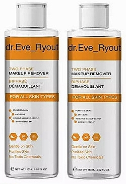 Набір - Dr. Eve_Ryouth Refreshing And Hydrating Micellar Water 2 in 1 Duo (micell/water/2x150ml) — фото N1