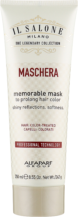 Защитная маска для окрашенных волос - Alfaparf IL Salone Milano Memorable Mask — фото N1
