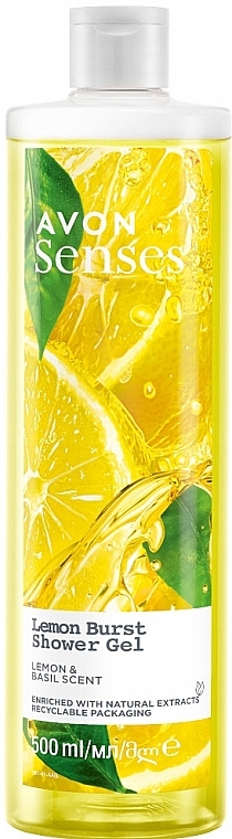 Гель для душу "Лимонний вибух" - Avon Senses Lemon Burst Shower Gel — фото N3