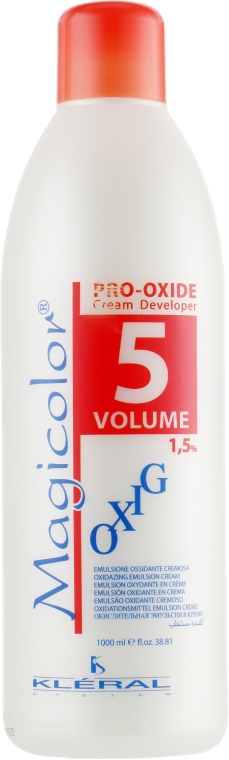 Окислительная эмульсия 1,5 % - Kleral System Coloring Line Magicolor Cream Oxygen-Emulsion — фото N1