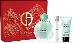 Парфумерія, косметика Giorgio Armani Acqua di Gioia - Набір (edp/100ml + b/lot/50ml + edp/mini/10ml)