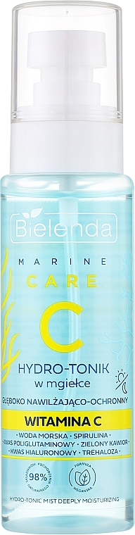 Гидротоник глубоко увлажняющий - Bielenda C Marine Care Hydro-Tonic Mist Deeply Moisturizing  — фото N1