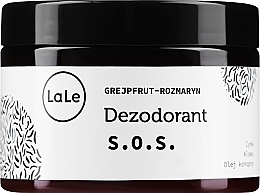 Парфумерія, косметика Крем-дезодорант SOS із цинком, алое вера та конопляною олією - La-Le Cream Deodorant