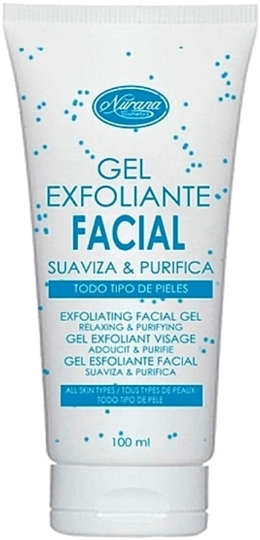 Очищувальний гель для обличчя - Nurana Facial Exfoliating Gel — фото N1