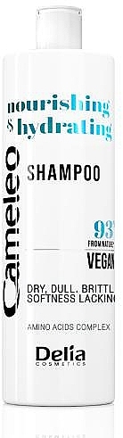 Шампунь для сухих, тусклых и ломких волос - Delia Cameleo Nourishing & Hydrating Shampoo — фото N1