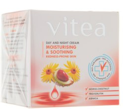 Крем для лица "Увлажняющий и успокаивающий" - Vitea Moisturizing and Soothing Face Cream — фото N2