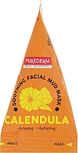 Маска грязевая для лица с календулой - Purederm Calendula Soothing Facial Mud Mask  — фото N1