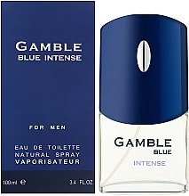 Аромат Gamble Blue Intense - Туалетна вода — фото N2