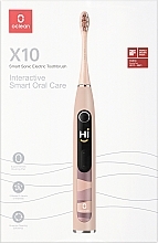 Электрическая зубная щетка Oclean X10 Pink - Oclean X10 Electric Toothbrush Pink — фото N3