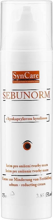 Крем для лица для регуляции работы сальных желез - SynCare Sebunorm Reducting Cream — фото N1