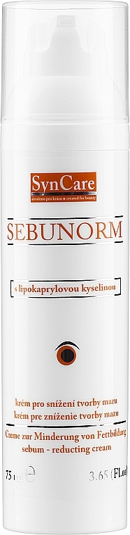 Крем для обличчя для регулювання роботи сальних залоз - SynCare Sebunorm Reducting Cream — фото N1