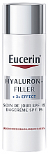 Денний крем для нормальної й комбінованої шкіри - Eucerin Hyaluron-Filler 3x Day Cream SPF 15 — фото N1
