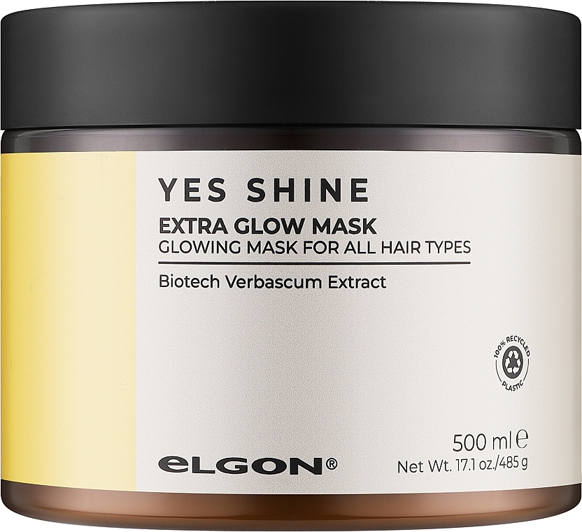 Маска-сяйво для волосся - Elgon Yes Shine Extra Glow Mask — фото N3