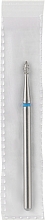 Фреза, пуля, 1,6 мм, сине-серебристая - Head The Beauty Tools — фото N1