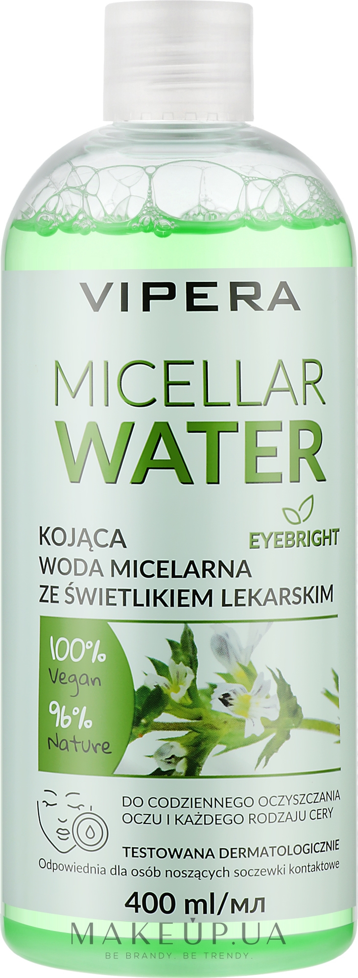 Мицеллярная вода успокаивающая - Vipera Eyebright Soothing Micellar Water — фото 400ml