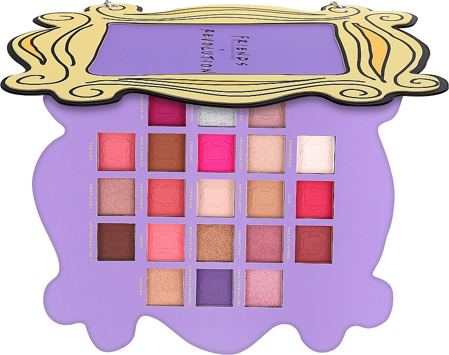 Палитра теней для век - Makeup Revolution X Friends Open The Door Shadow Palette