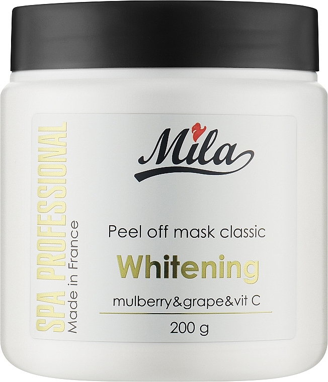 Осветляющая альгинатная маска для лица - Mila Peel Of Mask Classic Whitening Mulberry & Grape & Vit C — фото N1