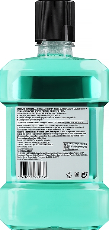 Ополаскиватель для полости рта "Антисептический" - Listerine Cool Mint Antiseptic Deeper Clean — фото N2