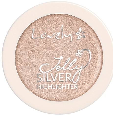 Хайлайтер для обличчя - Lovely Jelly Silver Highlighter — фото N1