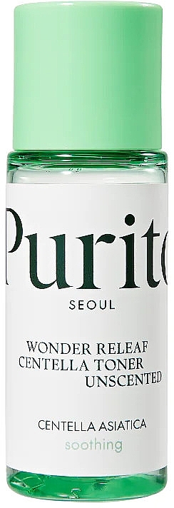Заспокійливий тонер із центелою без ефірних олій - Purito Seoul Wonder Releaf Centella Toner Unscented (Travel Size) — фото N1