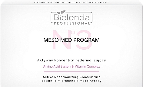 Активный редермализирующий концентрат - Bielenda Professional Meso Med Program Active Redermalizing Concentrates — фото N1