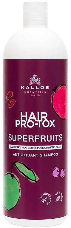 Шампунь для волос - Kallos Hair Pro-tox SuperFruits Antioxidant Shampo — фото N1
