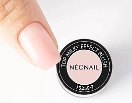 Топ гибридный для гель-лака - NeoNail Top Milky Effect Blush — фото N2