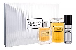 Духи, Парфюмерия, косметика Trussardi Riflesso - Набор (edt/100ml + sh/g/200ml + deo/100)