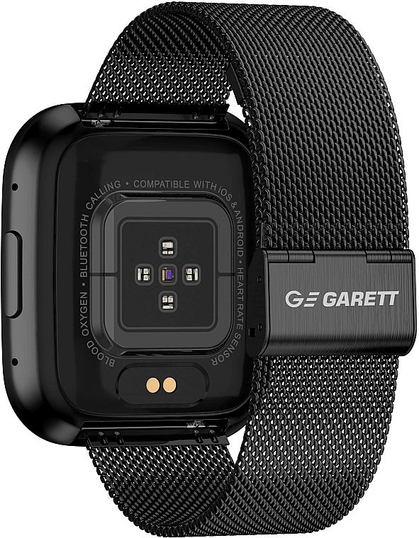 Смарт-часы, черный металл - Garett Smartwatch GRC STYLE Black Steel — фото N5