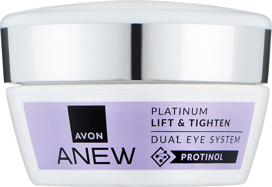 УЦІНКА Денний крем для шкіри навколо очей - Avon Anew Platinum Lift & Tighten Protinol Day Cream SPF 20* — фото N1