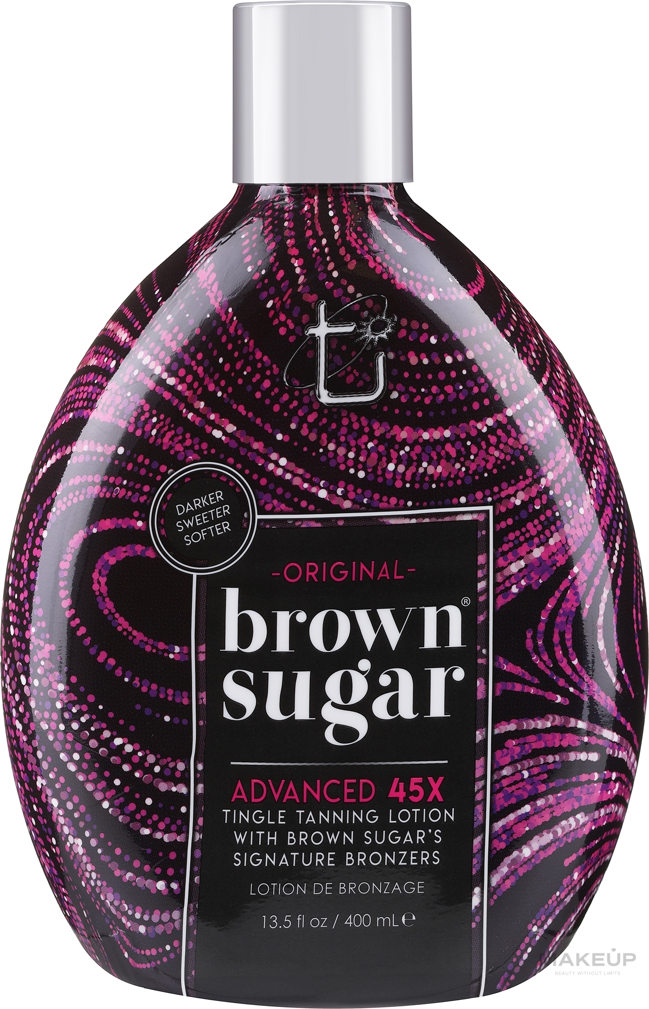 Крем для засмаги в солярії, з середніми бронзантами та розігрівальним ефектом - Brown Sugar Original Brown Sugar 45X — фото 400ml