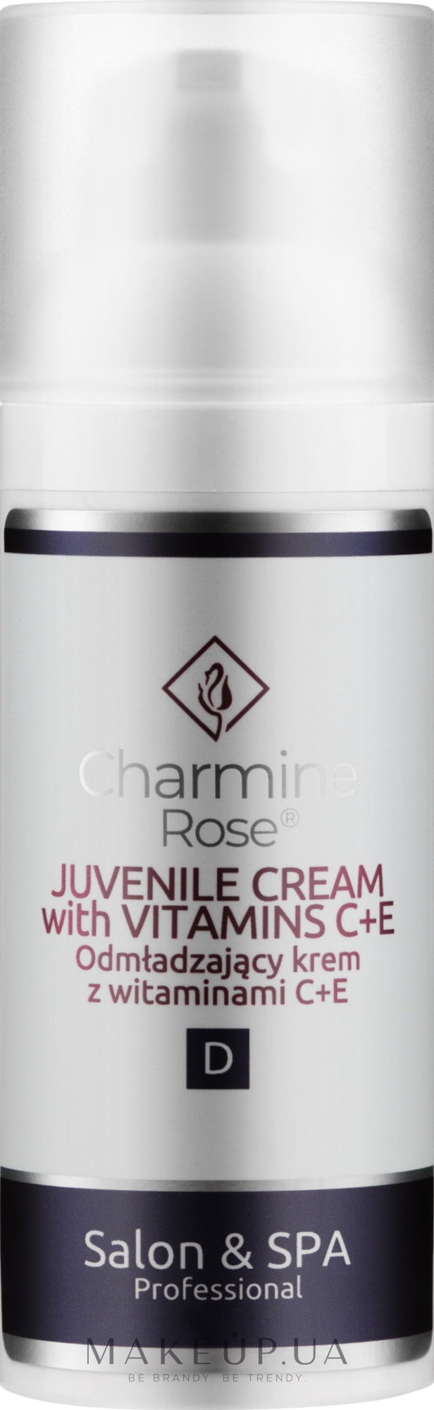Омолаживающий крем с витаминами C и Е - Charmine Rose Salon & SPA Professional Juvenile Cream With Vitamins C + E — фото 50ml