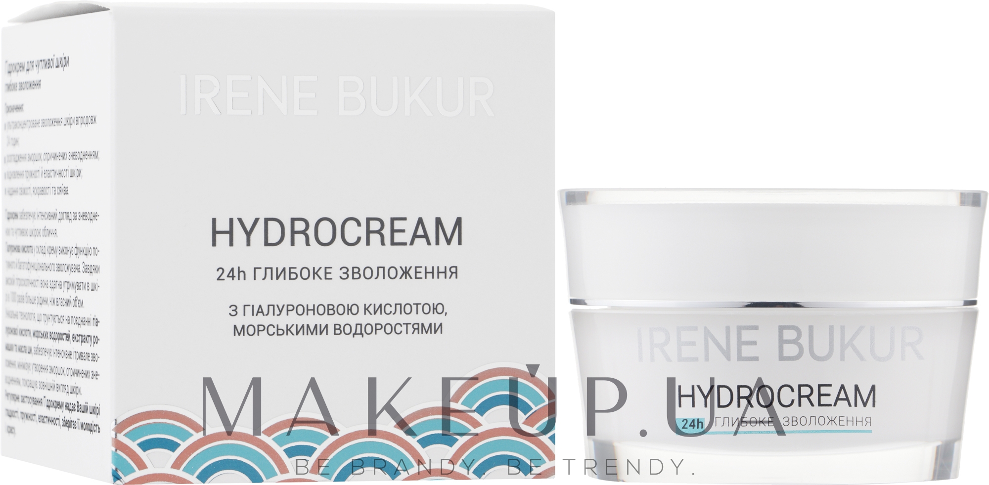 Гидрокрем с гиалуроновой кислотой для сухой и нормальной кожи лица - Irene Bukur — фото 45ml