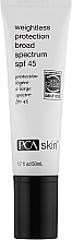 Духи, Парфюмерия, косметика УЦЕНКА Солнцезащитный крем SPF 45 для лица - PCA Skin Weightless Protection Broad Spectrum SPF 45 *