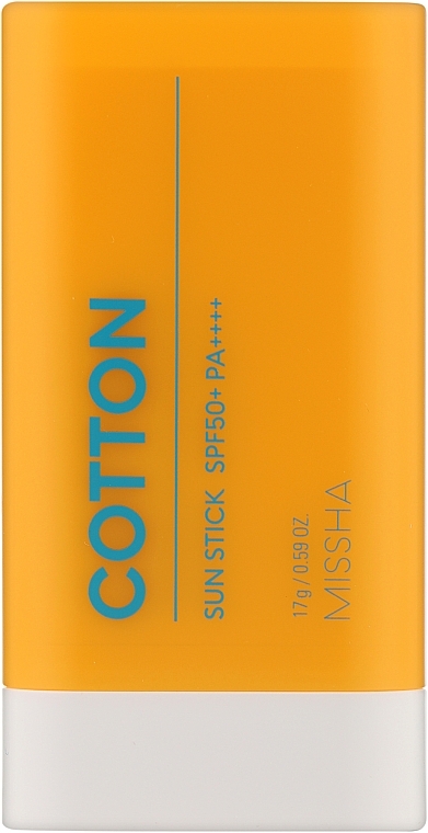 Солнцезащитный стик с хлопком - Missha Cotton Sun Stick SPF50+ PA++++ — фото N1