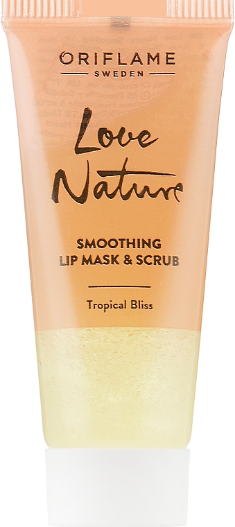 Сахарная маска-скраб для губ 2 в 1 с мятой и лаймом - Oriflame Love Nature Smoothing Lip Mask & Scrub — фото N2