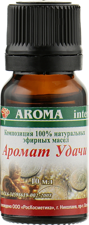 Композиція ефірних олій "Аромат удачі" - Aroma Inter — фото N3