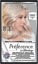 Духи, Парфюмерия, косметика Тонер для волос - L'Oreal Paris Preference Le Blonding Toner
