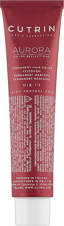 Крем-краска для волос - Cutrin Aurora Metallics Permanent Hair Colors — фото N2