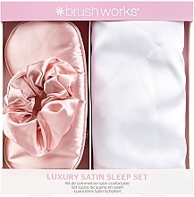 Духи, Парфюмерия, косметика Набор для сна - Brushworks Luxury Satin Sleep Trio Set