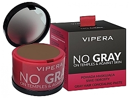Тонувальна пудра-коректор для зафарбовування сивини і відрослого волосся - Vipera No Gray — фото N1